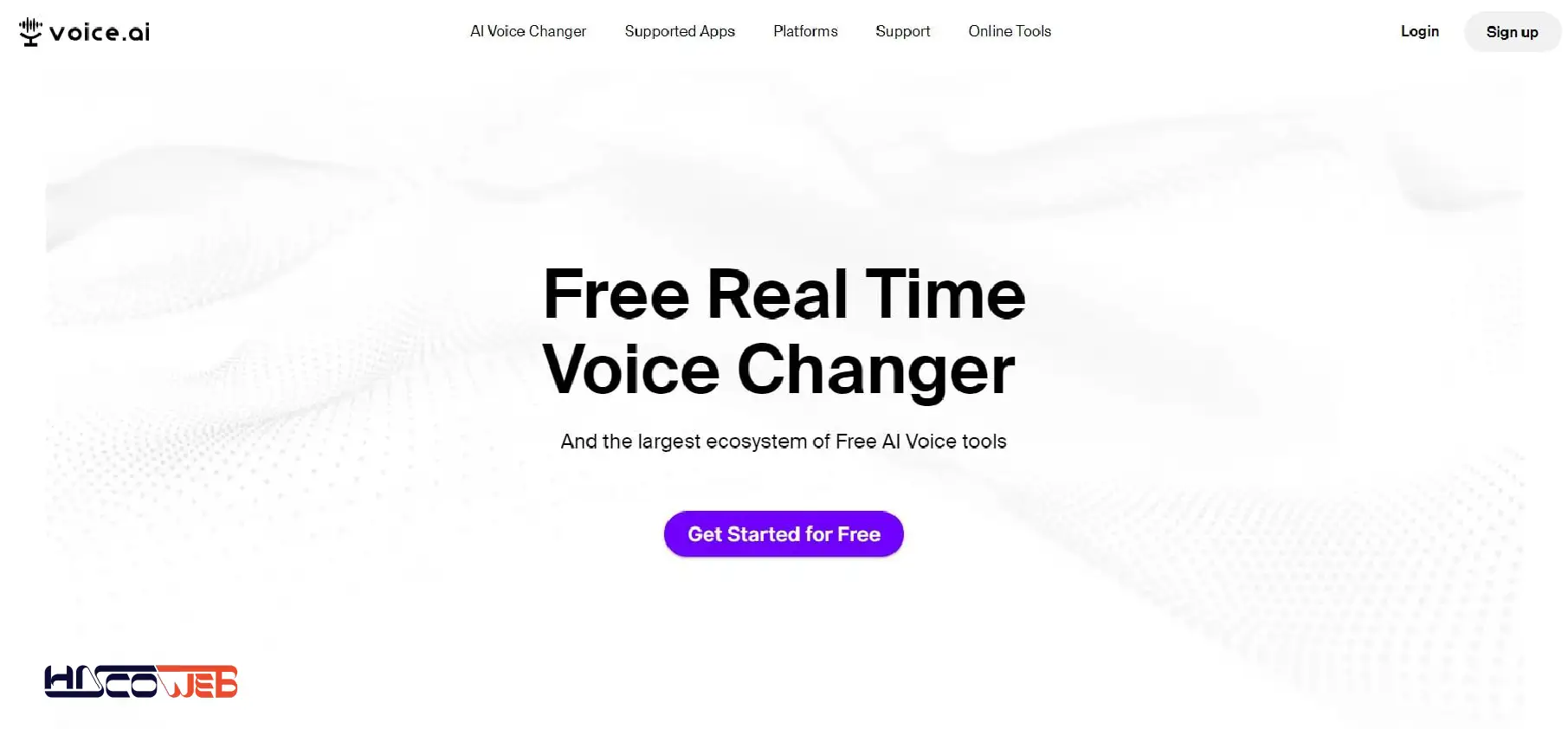 5. Voice.ai: بهترین تغییر دهنده صدای هوش مصنوعی برای تغییر صدا در زمان واقعی