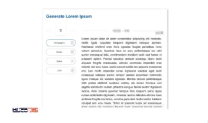 افزونه Lorem Ipsum Generator